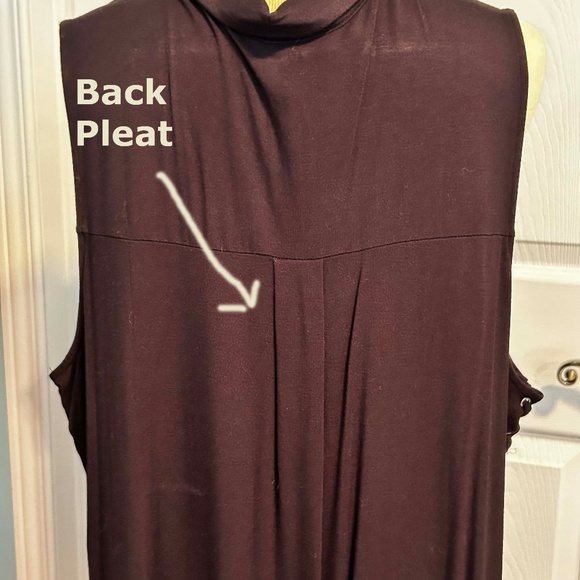 NEW PHOTOS! LACE UP KNIT TUNIC, BLACK, SIZE 4X, SIDE LACES & GROMMETS, SOLID - Picture 12 of 14